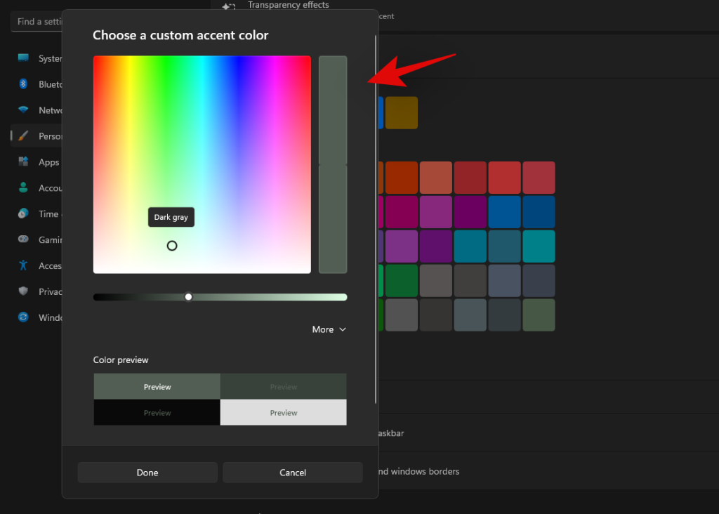 Com canviar el color de la barra de tasques a Windows 11