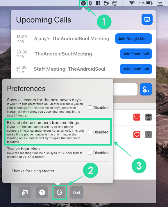 Como unirse a reunións ao instante en Google Meet, Zoom, Microsoft Teams e moito máis nunha Mac