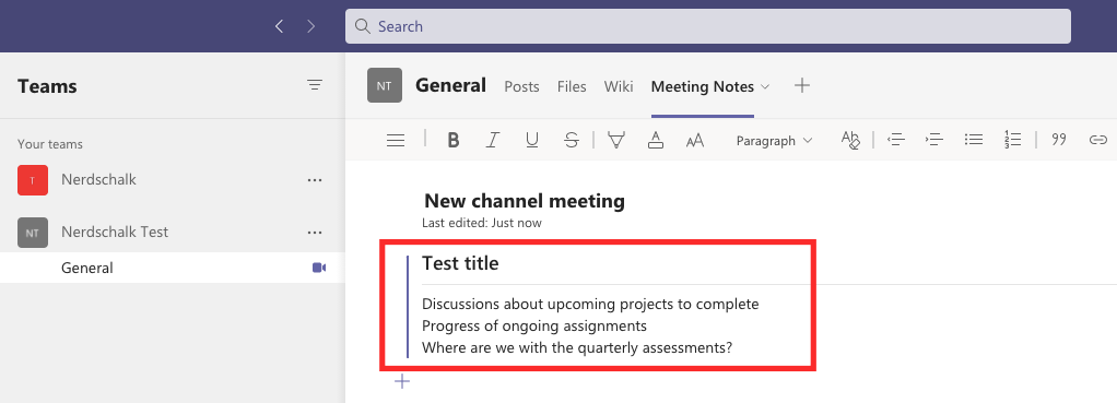 Hvernig á að taka fundarglósur um Microsoft Teams