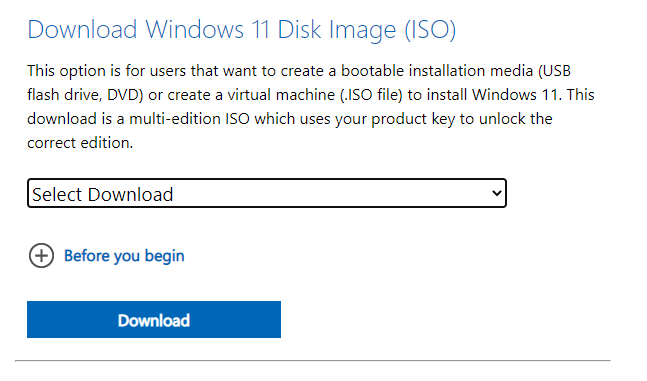 Ako stiahnuť a nainštalovať oficiálny Windows 11 ISO
