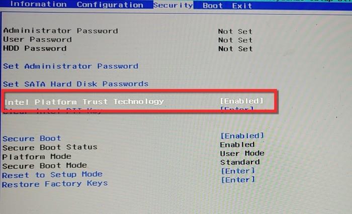 TPM 2.0 ja turvalise alglaadimise lubamine BIOS-is Windows 11 jaoks