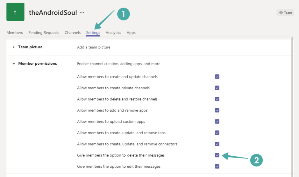 Hvordan blokkere brukere fra å redigere eller slette sendte meldinger på Microsoft Teams