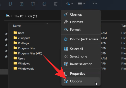 Hogyan lehet növelni a helyet az elemek között a Windows 11 File Explorerben