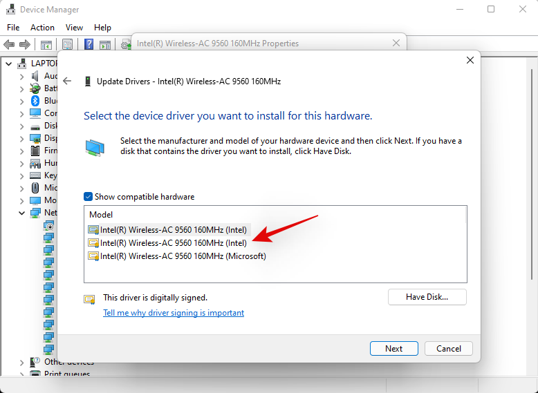 Kā novērst Killer Wireless 1535 draivera problēmu operētājsistēmā Windows 11