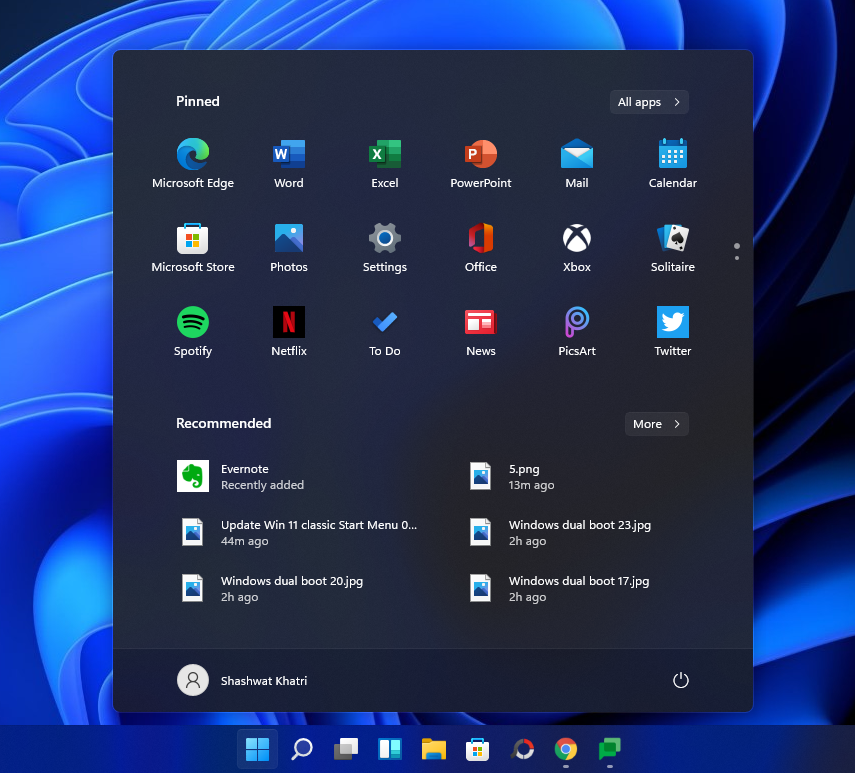 Windows 11: як повернутися до меню «Пуск» Windows 10