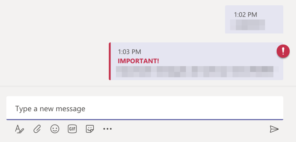 Kuidas märkida saadetud sõnum Microsoft Teamsis oluliseks