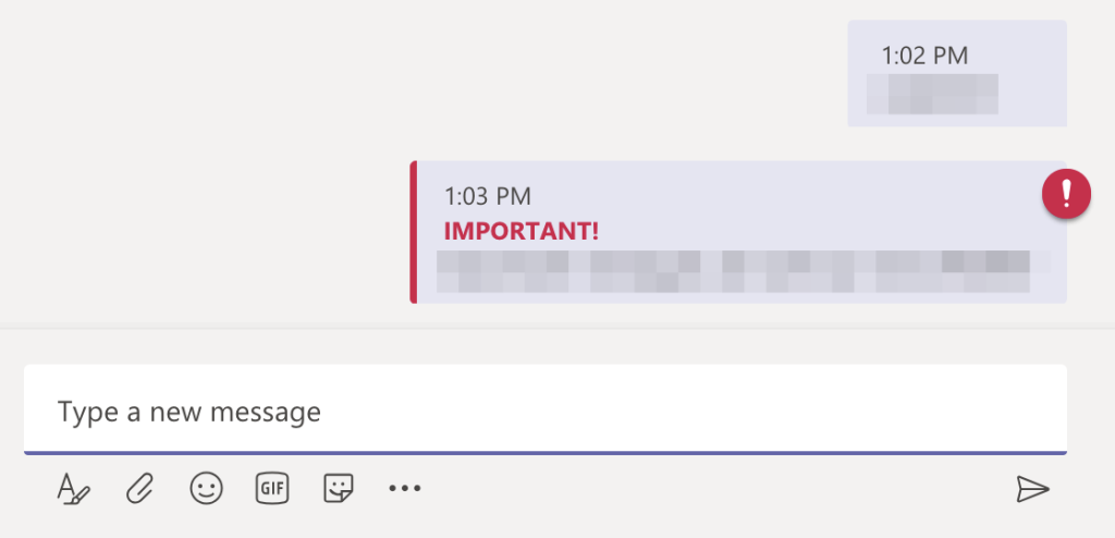 Sådan markerer du en sendt besked som 'Vigtig' på Microsoft Teams