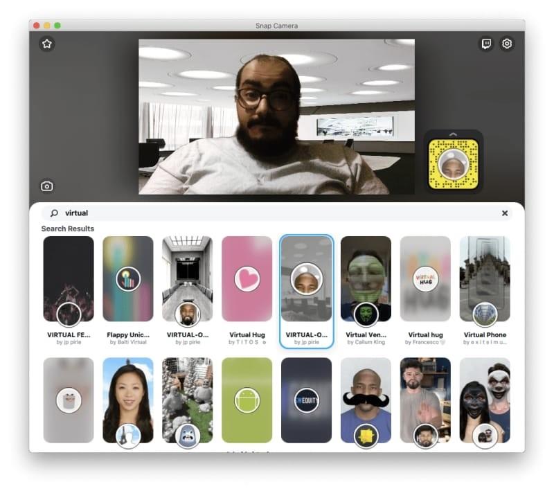 Snap Camera filtri Zoom, Microsoft Teams, WebEx, Skype, Google Hangouts un citām ierīcēm: lejupielāde, iestatīšana un lietošanas padomi