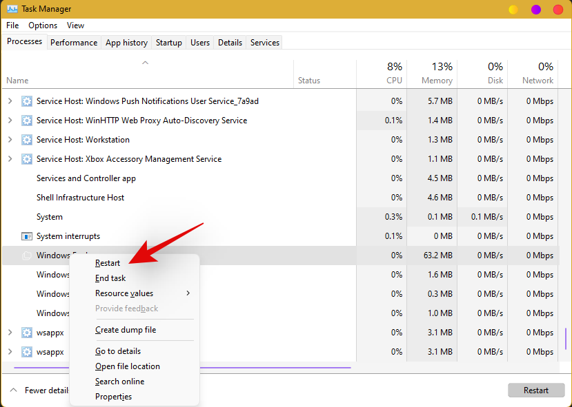 Windows 11 tegumiriba ei kuvata?  Kuidas parandada