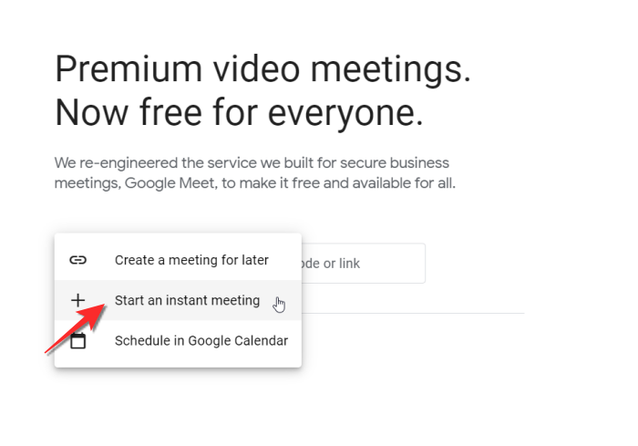 Kako predstaviti video v Googlu Meet