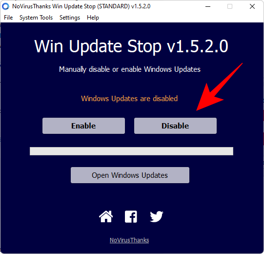 A frissítések letiltása a Windows 11 rendszeren