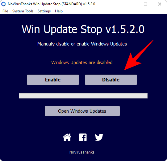 Como desactivar as actualizacións en Windows 11