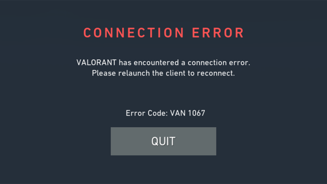 VAN 1067 Windows 11 kļūda: kā novērst Valorant problēmu